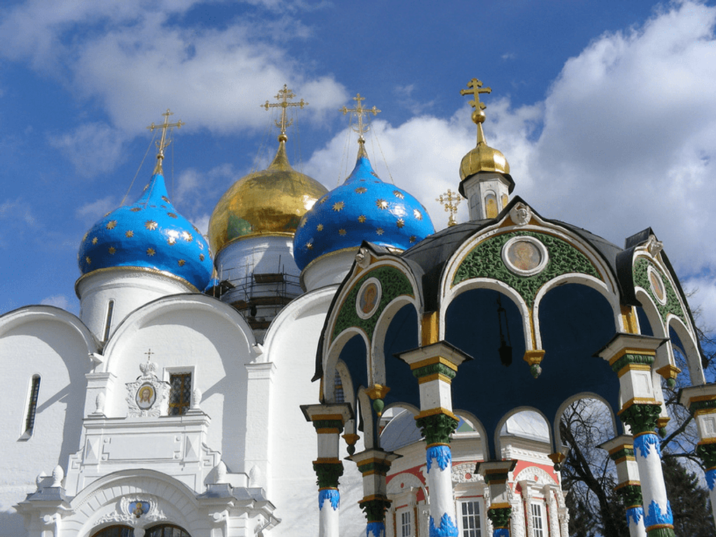 Собор Успения Пресвятой Богородицы. Свято-Троицкая Сергиева Лавра. Сергиев Посад, Московская область. Фотография: lana1501 / фотобанк «Лори»