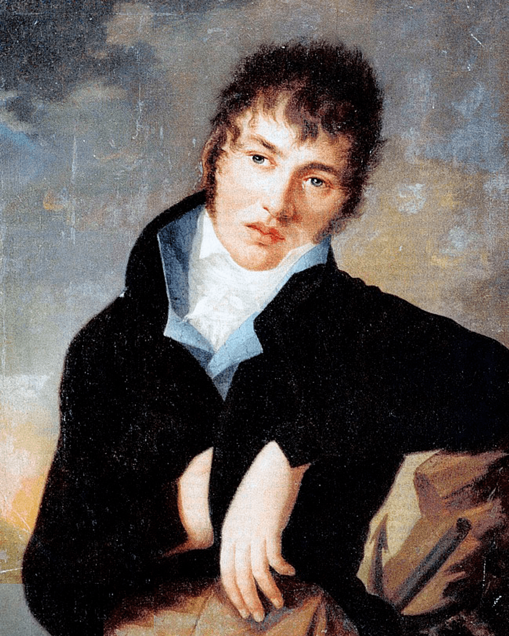 Художник неизвестен. Портрет Федора Толстого (фрагмент). 1803. Государственный музей Л.Н. Толстого, Москва