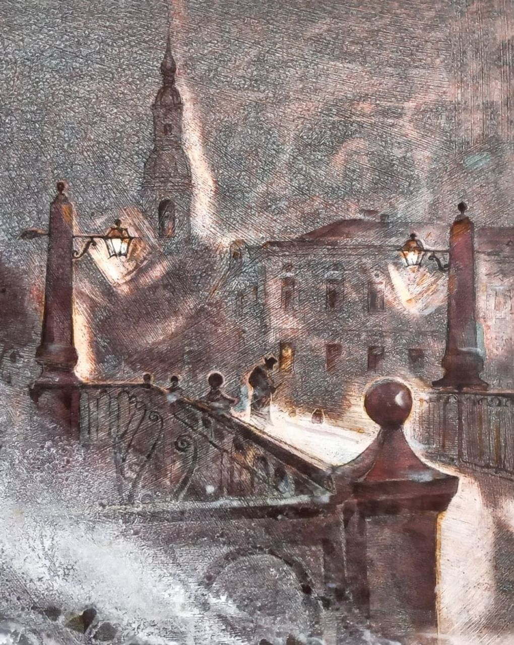 Сергей Филенко. Иллюстрация к драме Михаила Лермонтова «Маскарад» (фрагмент). Изображение предоставлено организатором