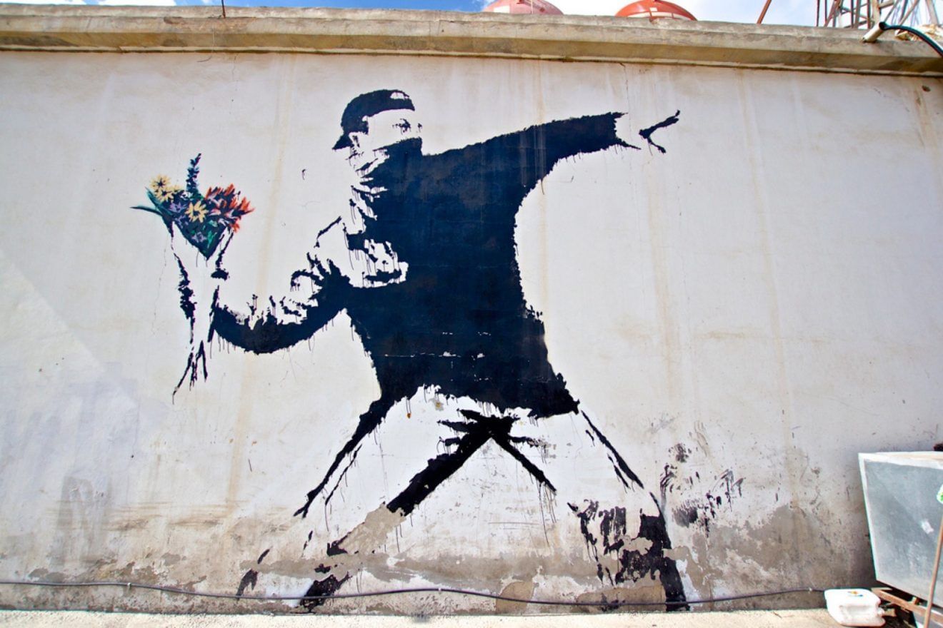 Самый известный граффити художник Бэнкси