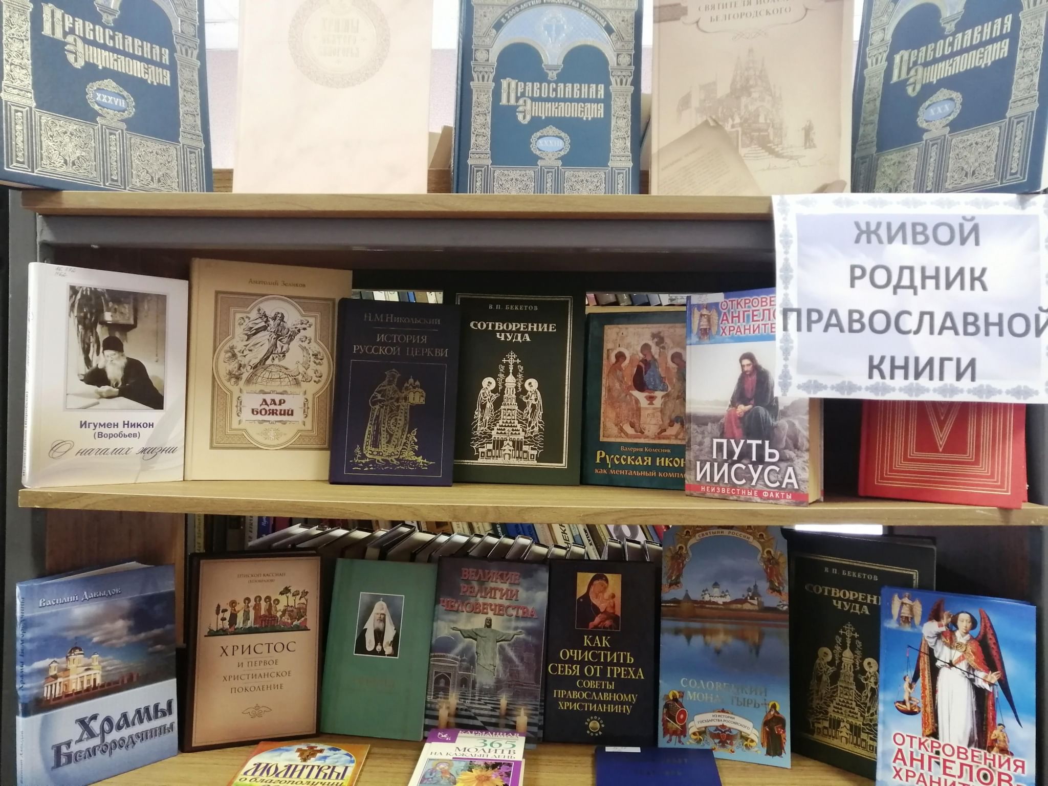 Книжная выставка свет Православия