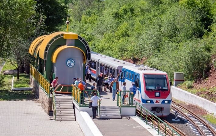 Детская железная дорога оренбург рисунок - 95 фото
