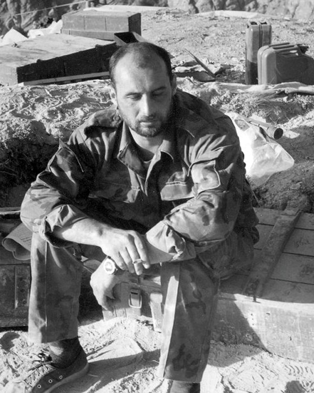 Сын Станислава Говорухина от первого брака — Сергей Говорухин «в горячей точке». 1990–1995 годы. Фотография: Государственный центральный музей кино, Москва