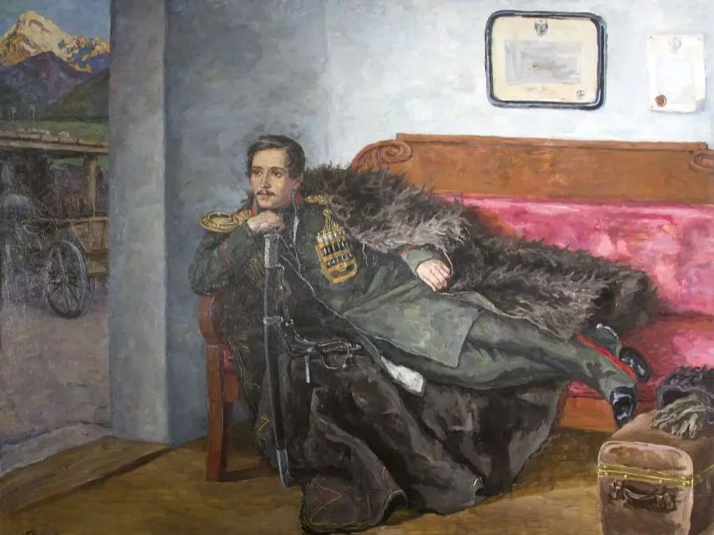 Петр Кончаловский. Лермонтов на Кавказе. 1940-е. Государственный литературный музей, Москва