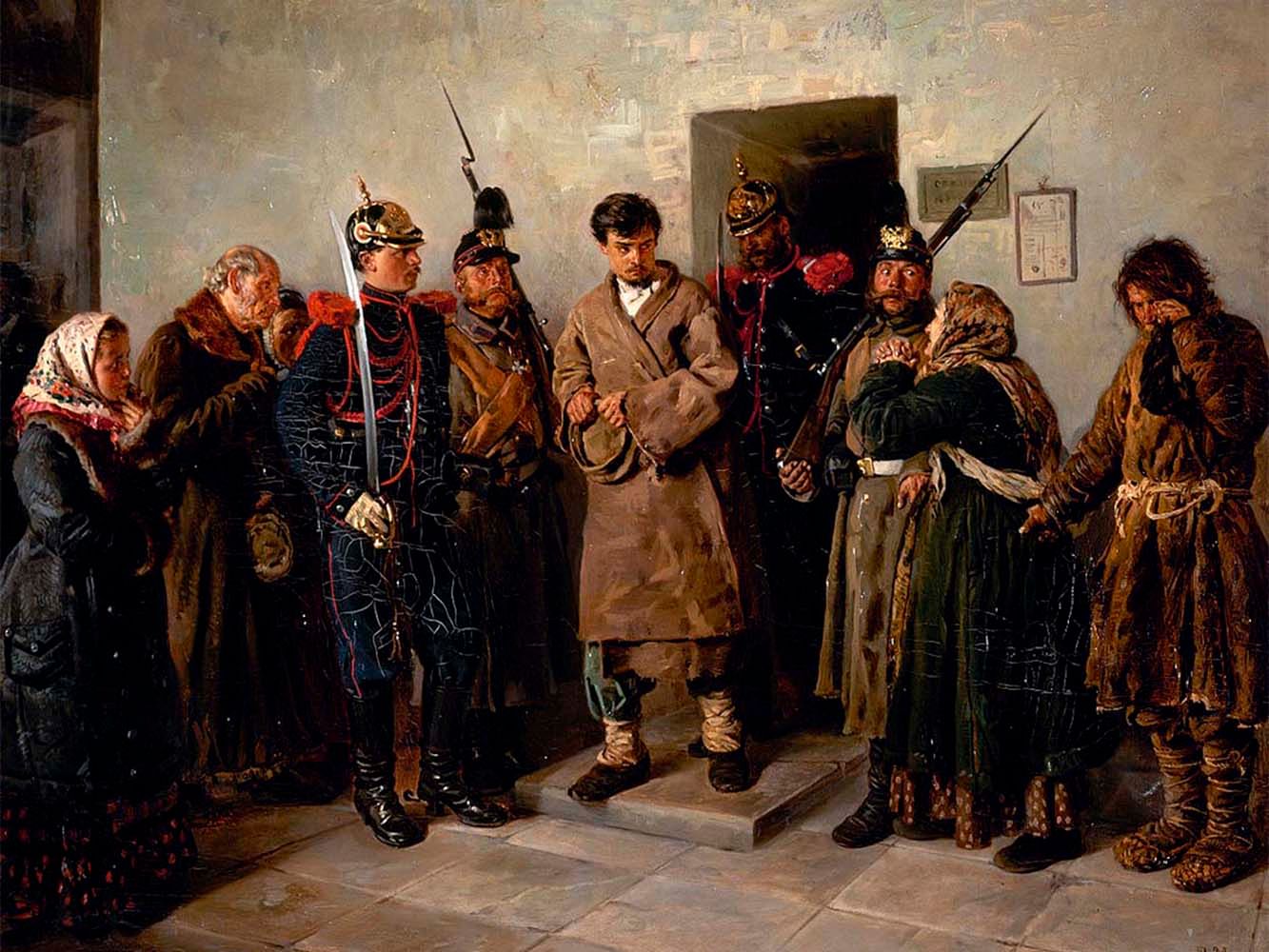 В е маковский крах банка описание картины
