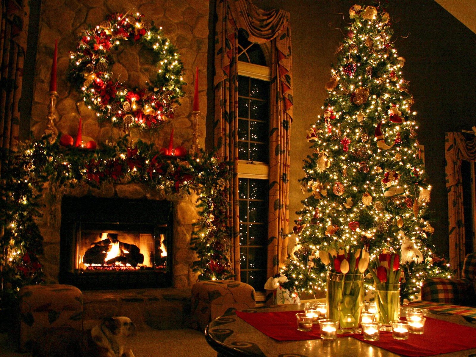 Christmas Tree Wallpapers natal, Papel de parede natalino, Fundos de natal
