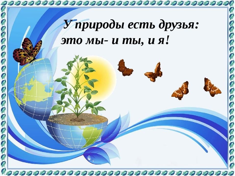 Презентация проекта природа наш друг средняя группа