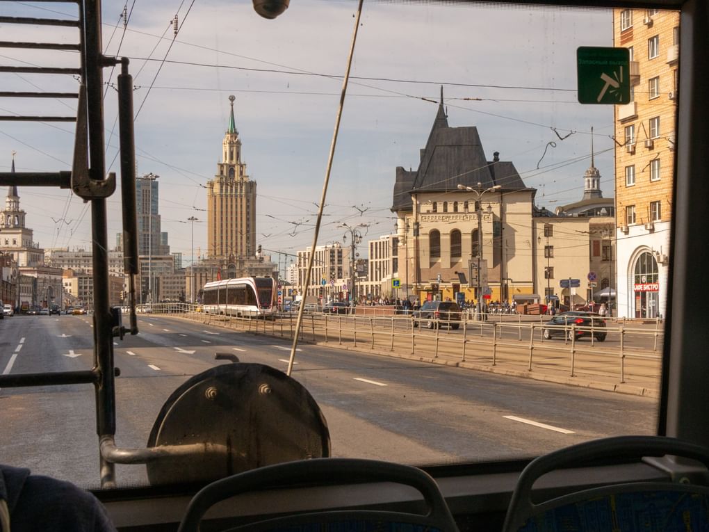 Вид на Комсомольскую площадь. Москва. Фотография: Музей транспорта Москвы, Москва