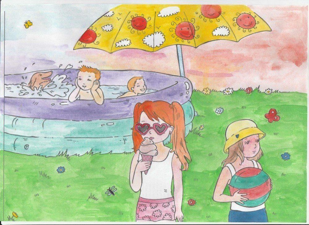 Рисунок лета. Рисование на тему Здравствуй лето. Конкурс рисунков лето. Рисунок на тему лето карандашом.