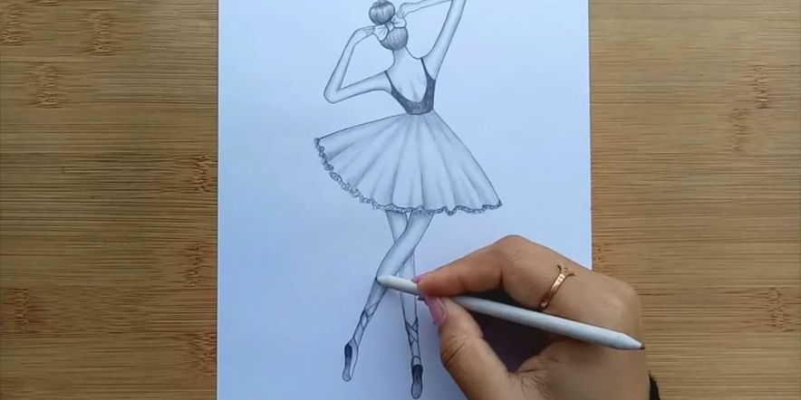 Основное изображение для события Мастер-класс как нарисовать балерину