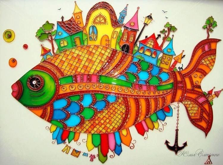 Город рыба 6. Сказочная рыбка. Расписные рыбки. Декоративная рыба. Чудо рыба.