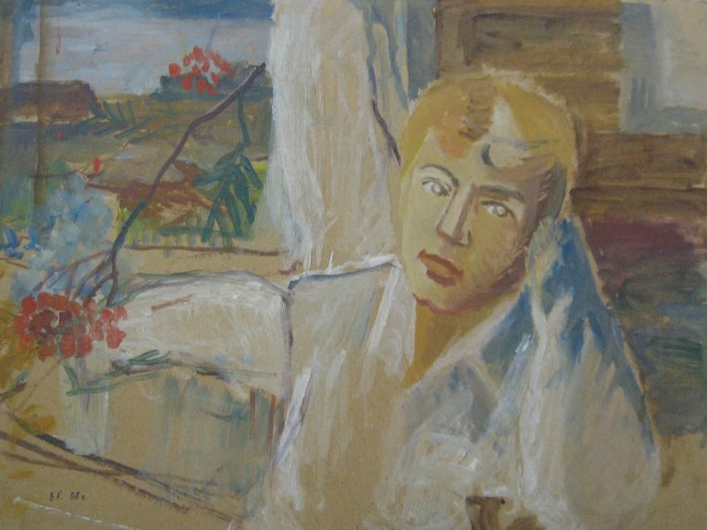 Владимир Калошин. Сергей Есенин (фрагмент). 1998. Московский государственный музей С.А. Есенина, Москва