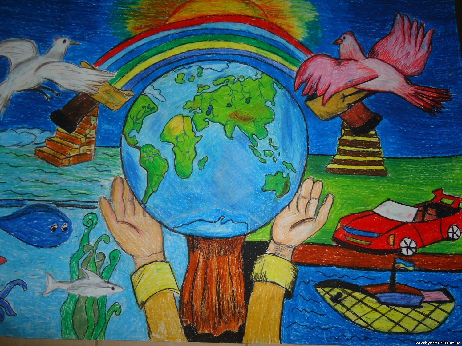 Конкурс земля наш общий дом. Рисунок на тему мир. Мир глазами детей рисунки. Детский рисунок на тему день земли. Земля глазами детей.