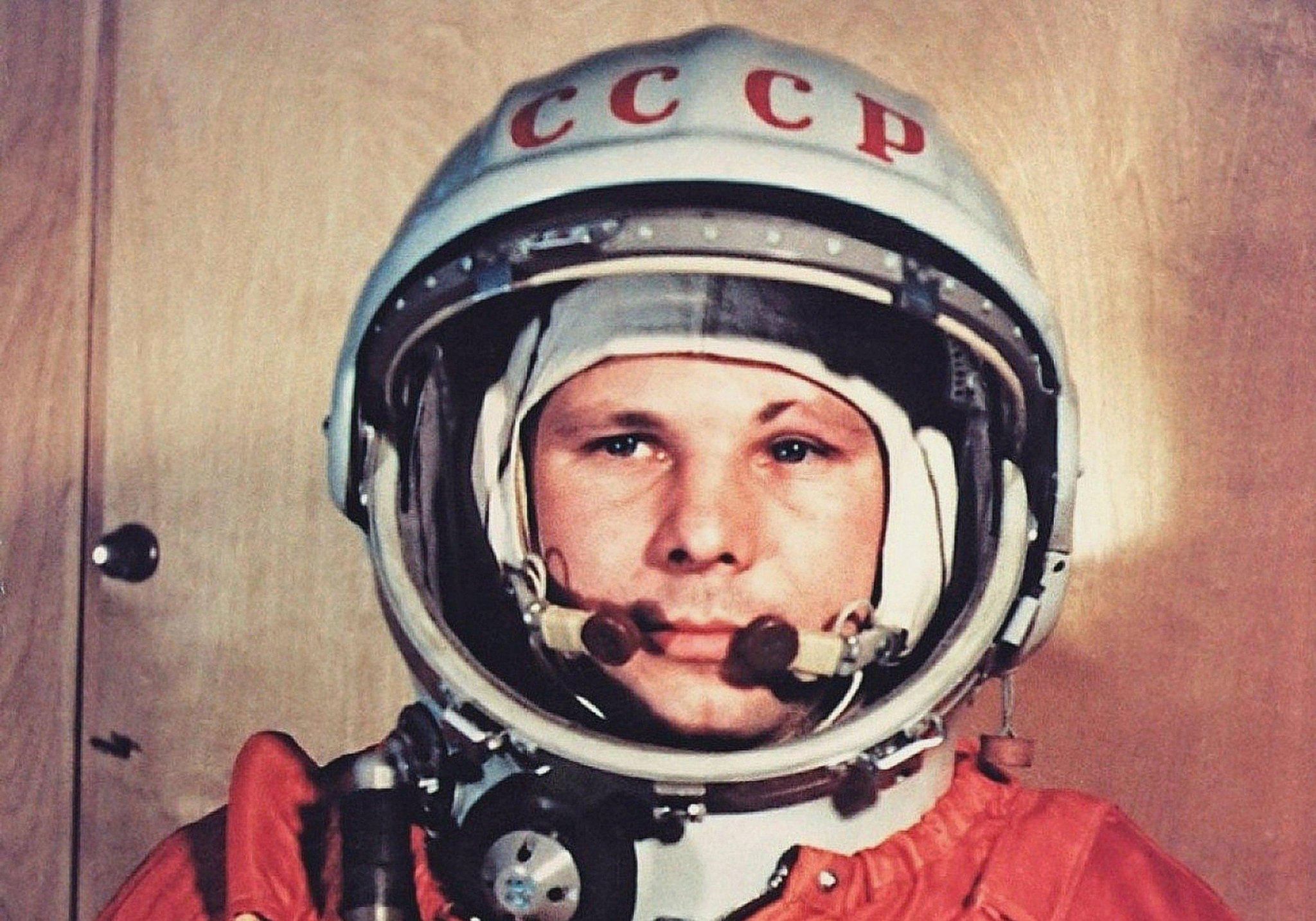 1961 год в истории космоса. Портрет ю Гагарина.