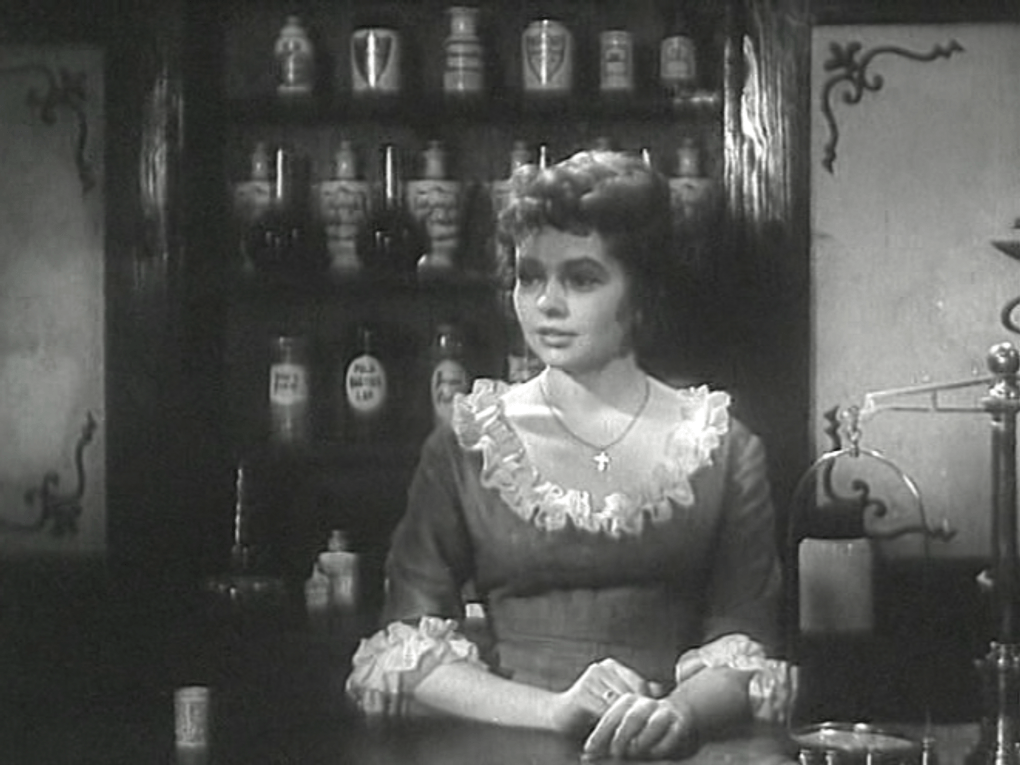 Кадр из художественного фильма Станислава Говорухина «Аптекарша» (1964)