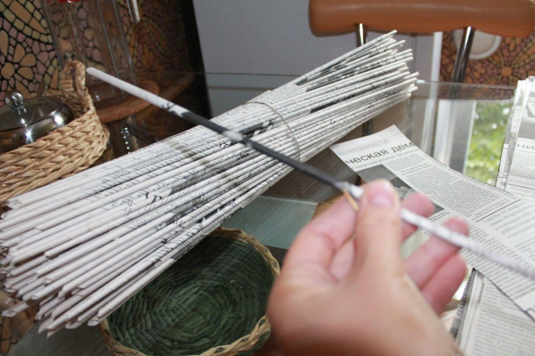 Исследовательская работа Искусство плетения вторая жизнь старой газеты