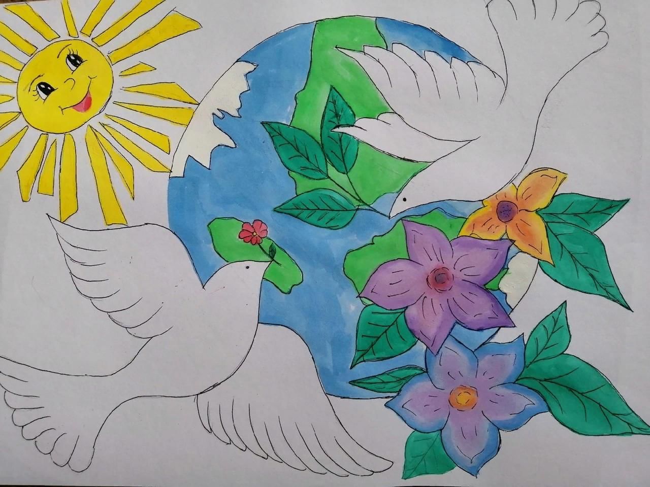 Рисунки к конкурсу рисунки к Дню птиц 7 лет