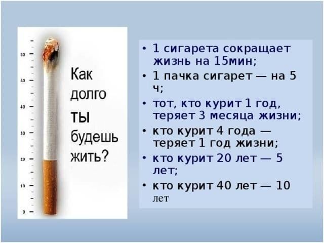 После никотина хочется в туалет