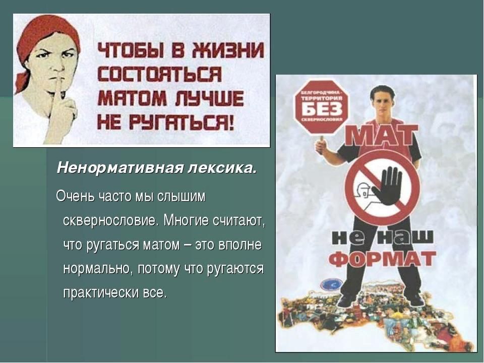 Проект нецензурная лексика в русском языке