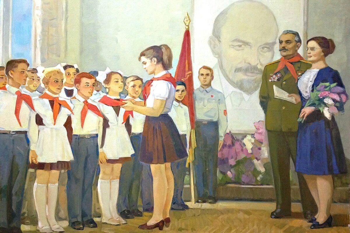 Пионеры поймали английского шпиона картина