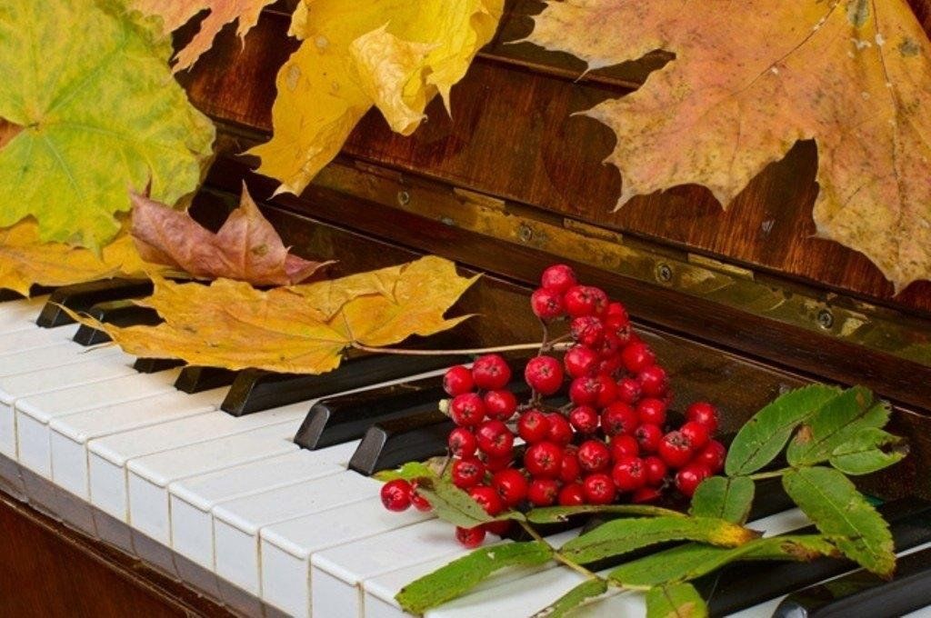Осенние листья песня. Осенний рояль. Осенние листья на рояле. Пианино в листве осенней. Пианино и осенние листья.