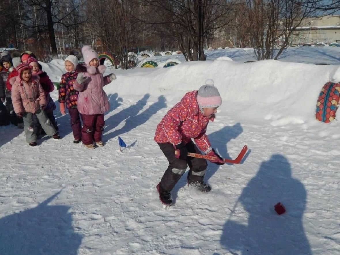 Зимние забавы на улице