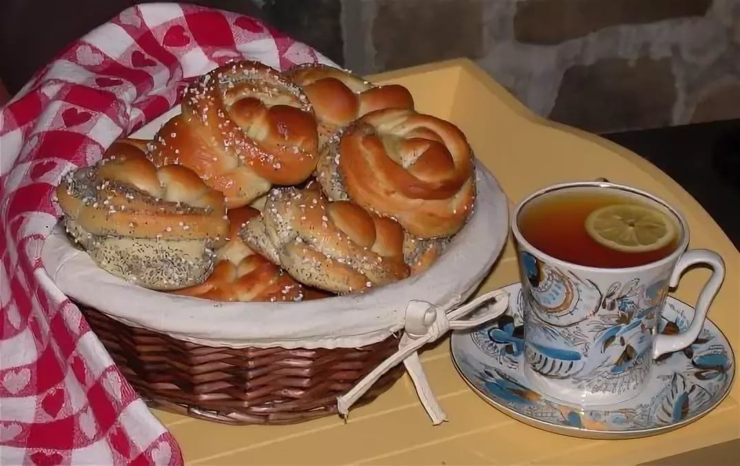 Картинки чай с ватрушками