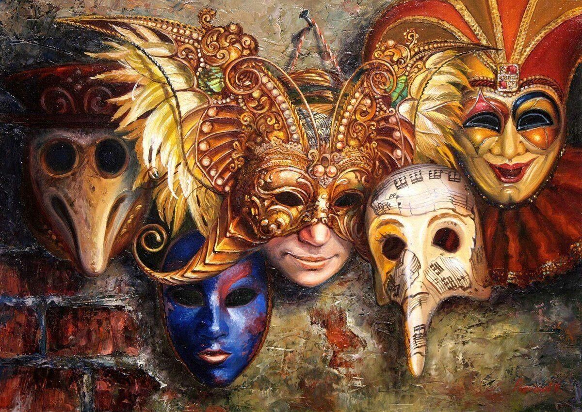 Старые венецианские маски