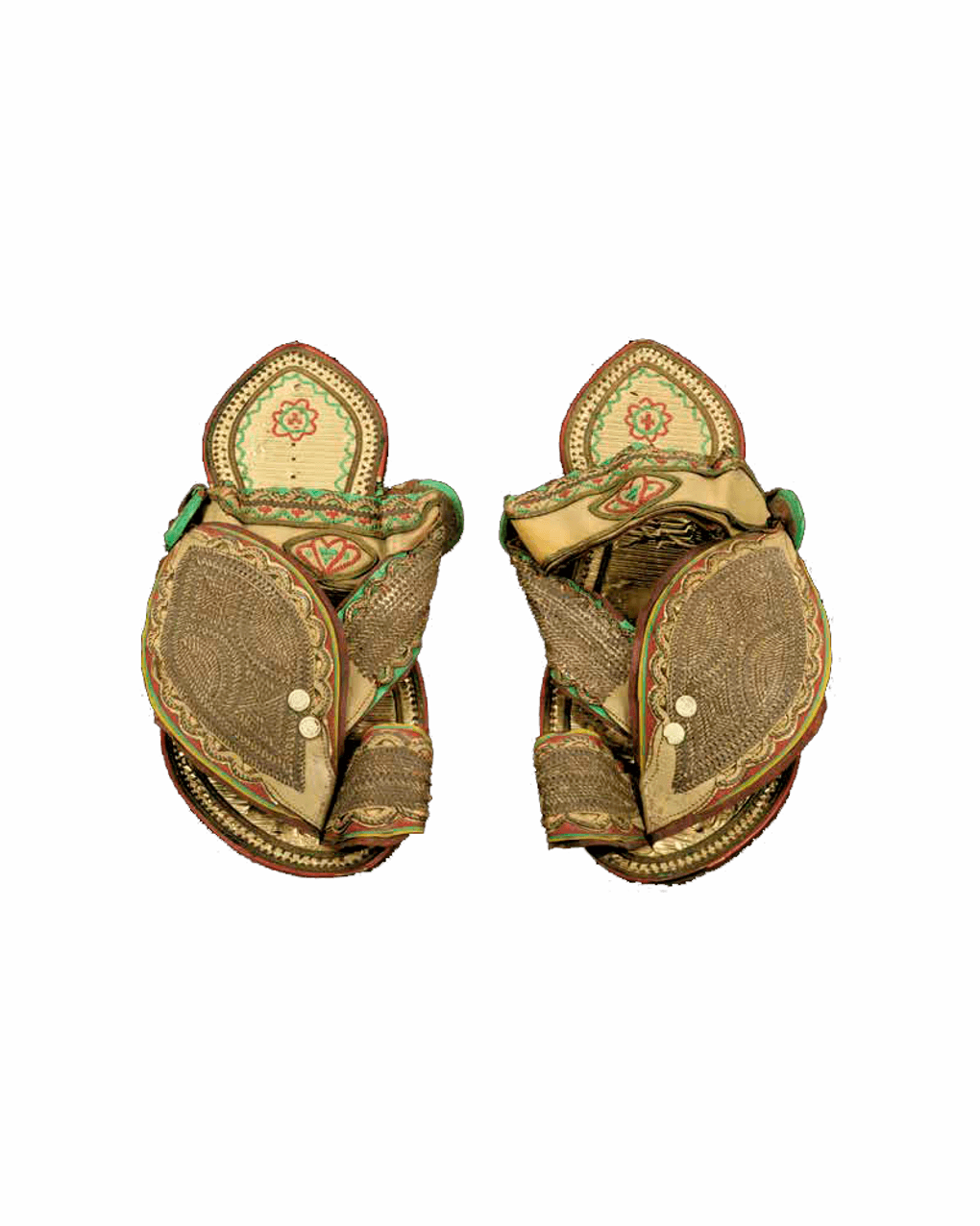 Мужские сандалии. XX век. Фотография предоставлена Национальным музеем Катара, Катар