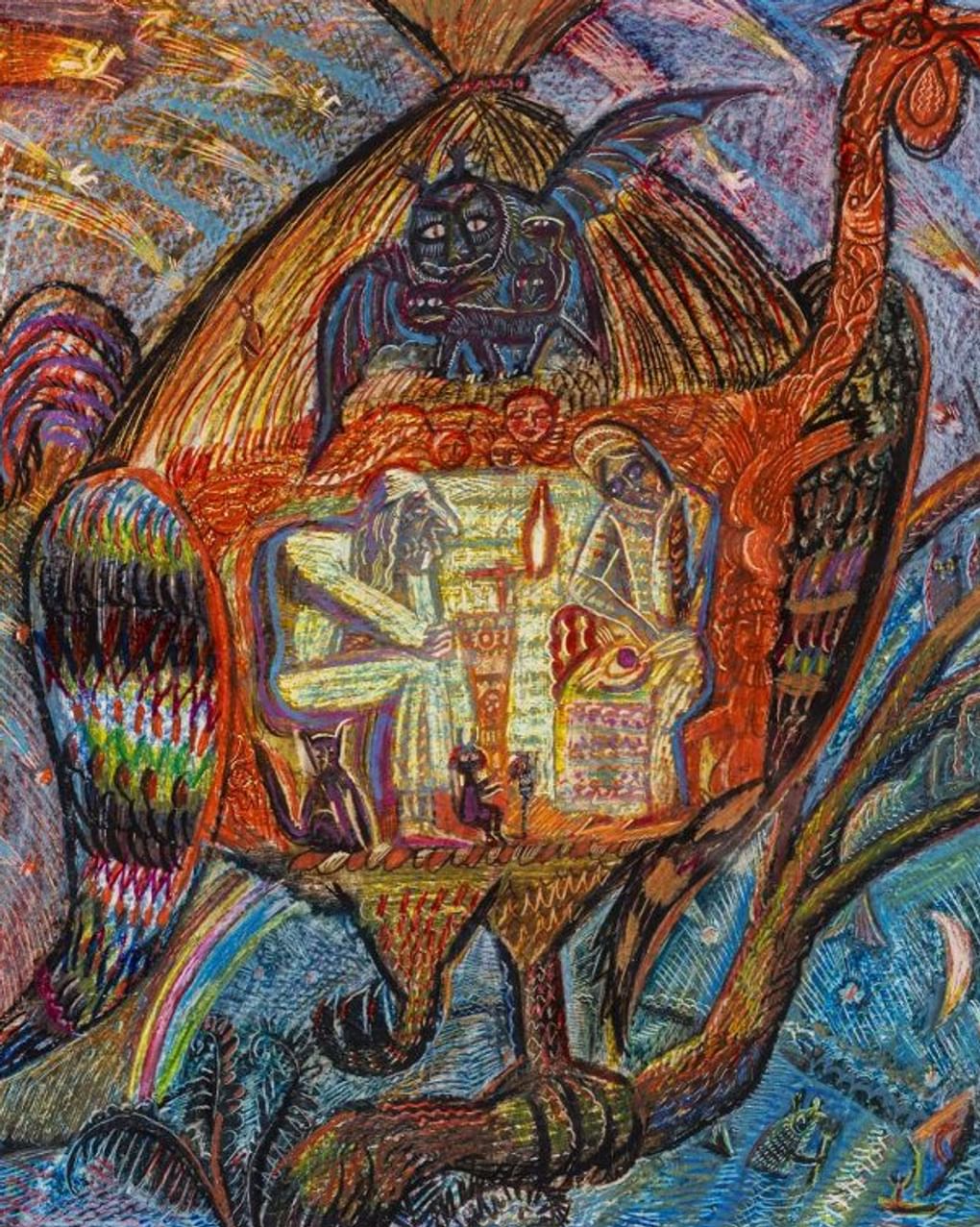 Александр Лепетухин. Баба-Яга (фрагмент). 1980-е. Дальневосточный художественный музей, Хабаровск
