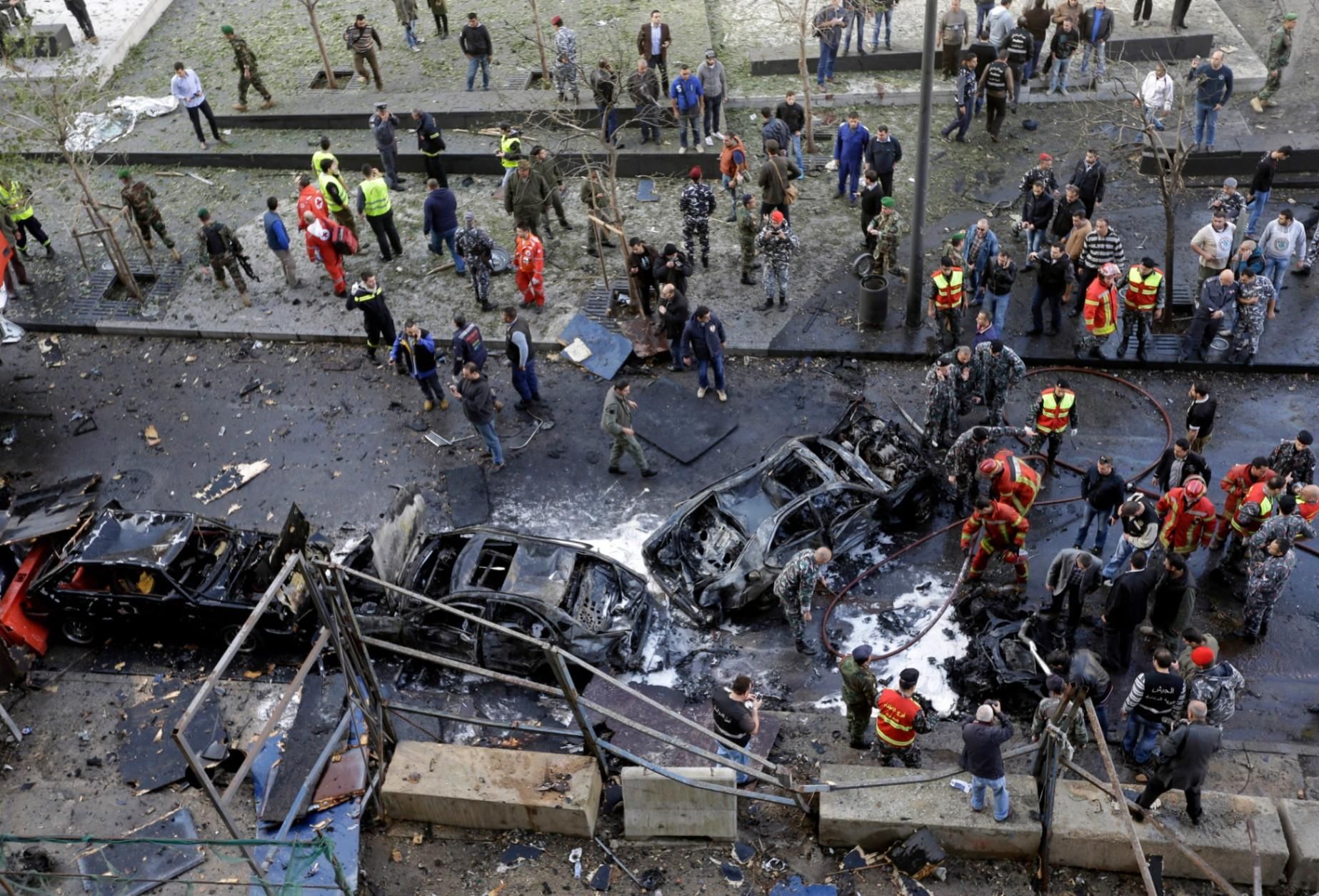 Фото после теракта. Террористический взрыв.