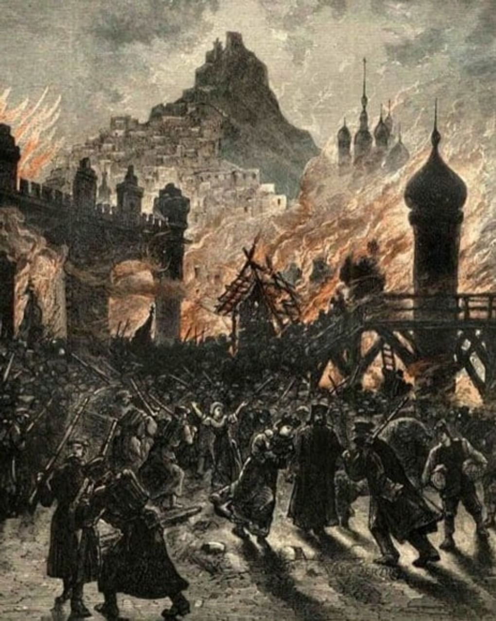 Фера Жюль. Иллюстрация к роману Жюля Верна «Михаил Строгов». Издательство «Вече», 2020. Изображение: <a href="https://commons.wikimedia.org/wiki/File:%27Michael_Strogoff%27_by_Jules_F%C3%A9rat_88.jpg" target="_blank">Wikimedia Commons</a> / <a href="https://creativecommons.org/publicdomain/mark/1.0/deed.ru" target="_blank">Public domain</a>